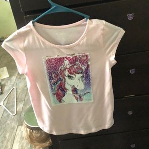 Light pink Flip Sequin tee